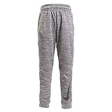 Nike Jungen Dri-FIT Therma Hose, Grau/Schwarz (Gunsmoke/Htr/Black), S
