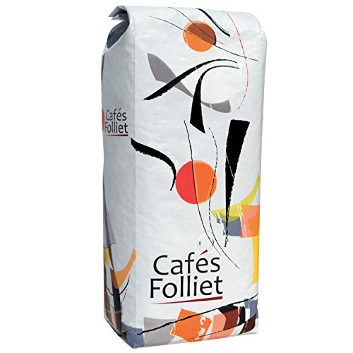 Café en grains sans amertume Crémoka 100% Arabica torréfaction traditionnelle 1kg