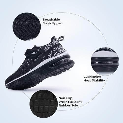 Kids Tennis Running Shoes Boys Girls Athletic Lightweight Sports Walking Sneakers3