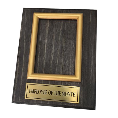 Employee Of the Month Award Plaque Honor Photo Frame.8x10 inchs Picture Plaque Holds a 4x6in Photo.Employee Appreciation Award by Generic - Image 2
