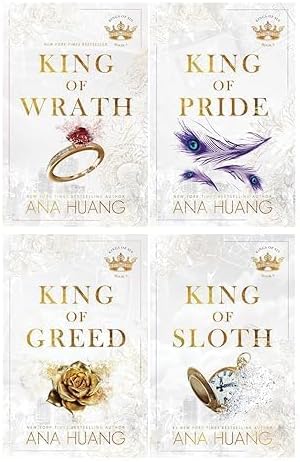 Kings of Sin Series 4 Books Collection Set By Ana Huang (King of Wrath, King of Pride, King of Greed and King of Sloth)