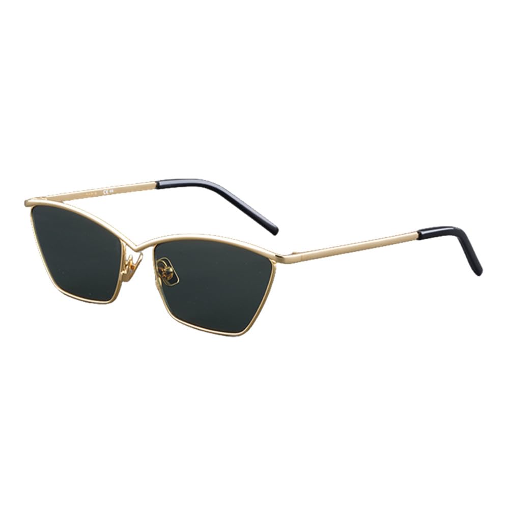 Gafas de sol de ojo de gato para mujer, gafas solares versátiles de lujo para hombres, sombrilla