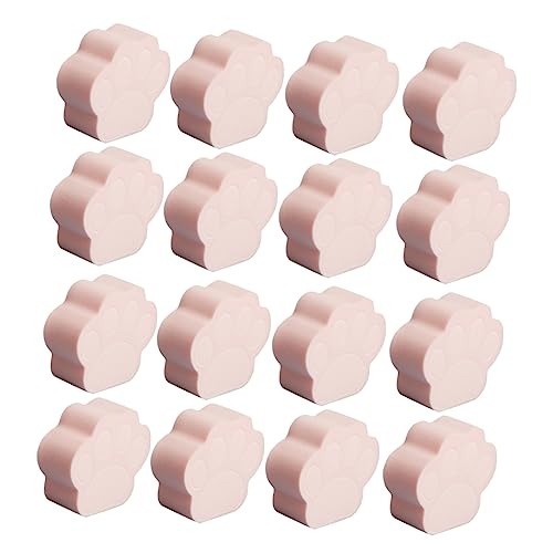 SOESFOUFU 16個猫爪型 メイクアップパフ 繊細肌用 ファンデーション スポンジ パウダー クリーム コンシーラー チーク 専用 メイクスポンジ