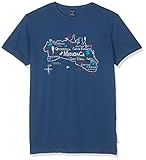  Springfield FR Mapa Navy Camiseta, Azul (Gama Azules 15), X-Small (Tamaño del Fabricante:XS) para Hombre