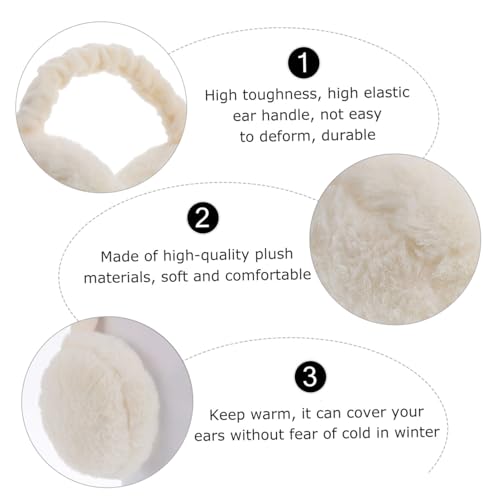 Orejeras de invierno plegables LIFKOME para mujer pack de 3 piezas calientes 3