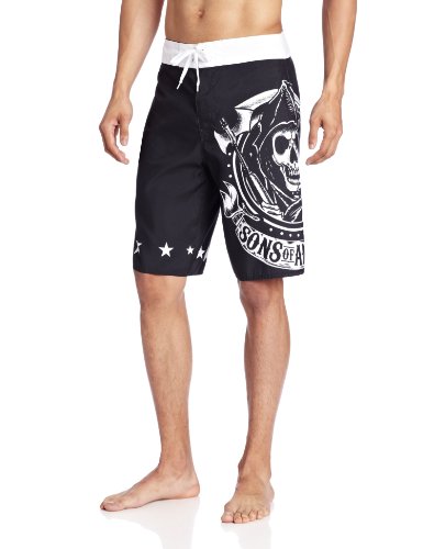Sons of Anarchy Men's Skull Logo Boardshort