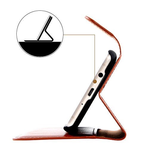 Leafbook Galaxy J5 Case Wallet,J5 Leather Case,Galaxy J5 Wallet Case, [Card Slot] Premium PU Leather Flip Cover for Samsung Galaxy J5 Case with Card Holder(2016), Brown