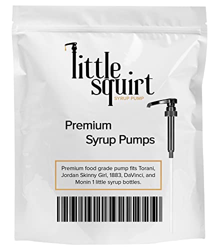 4-Pack Black Coffee Syrup Pump Dispenser - Fits 33.8oz 1883 PET Bottle and 750ml 25.4oz Torani, Skinny, DaVinci Bottles, Coffee Syrup Dispenser for Coffee Bar - Thumbnail 7