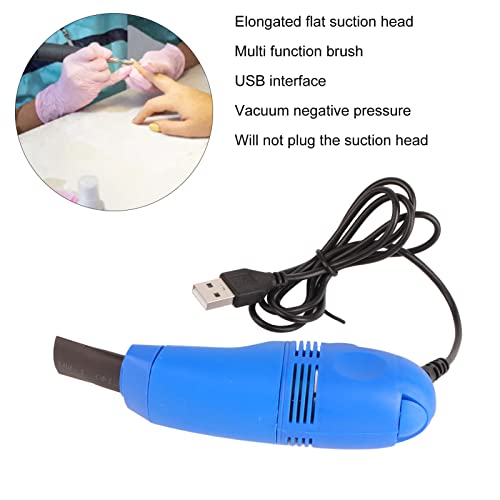 Recolector de polvo para uñas FILFEEL Mini eléctrico azul miniatura 5