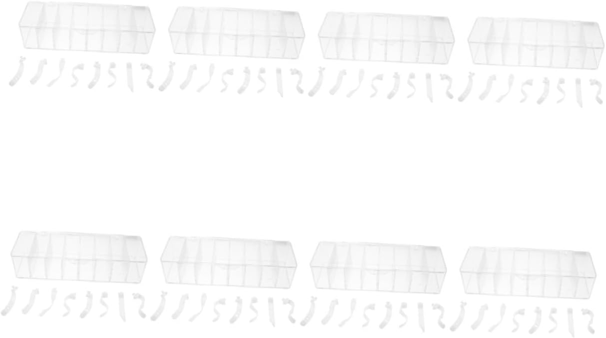 8pcs Box with Cover Capacity Cord Organizer for Data Cables and Power Cords for Organization Includes