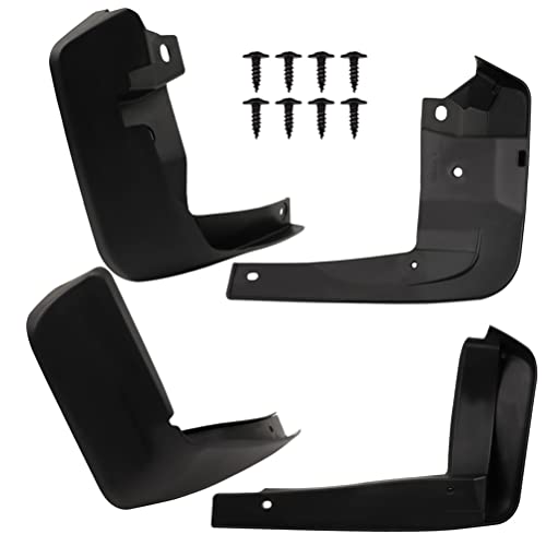 Image of ECCPP 4Pcs Mudguard Splash Guards Front & Rear 2008-2012 for Honda for Accord 2.4L 3.5L Mud Flaps Set of 4 Flexible and Bendable Mud Flaps Splash