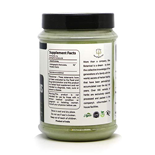 Bixa Botanical Andrographis Powder (Andrographis Paniculata/Kalmegh) (7Oz) 200G, Bitter Herb | Natural Liver Tonic Herbal Supplement | Ayurvedic Herb For Digest Toxins And Purify Liver Cells #TOP5