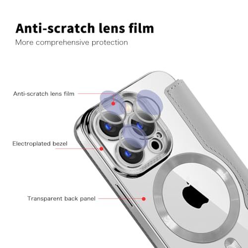 Étui à rabat iPhone 15 Pro coque cuir galvanisé 360 - 6