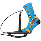 AJUSTABLE: Comba Ajustable para diferentes alturas, valida para hombre y mujer. Además de doble tallaje de calcetines para que elijas el que mejor se ajusta a lo que necesitas.