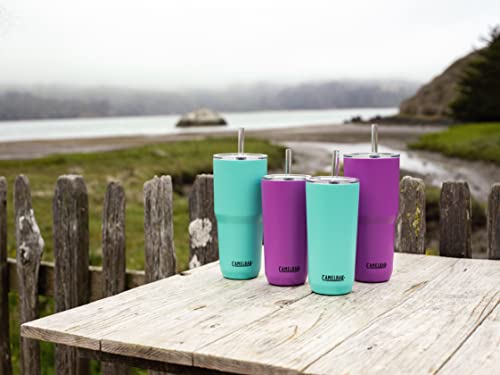 Camelbak Horizon Straw Tumbler, Insulated Stainless Steel, 20Oz, Lagoon #TOP5
