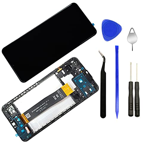 Eaglewireless LCD Display Screen Touch Digitizer Assembly with Housing Frame Replacement Kit for Samsung Galaxy A13 5G SM-A136U a136a a136w s136dl (Not for A13 SM-A132B Dual-Sim EU Version)