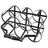 Style distinctif : mettez en valeur vos boissons avec un présentoir à vin de bar qui ajoute une touche vintage, rendant toute présentation de boisson plus attrayante et unique. porte-bouteilles de lait, panier porte-bouteilles en fer