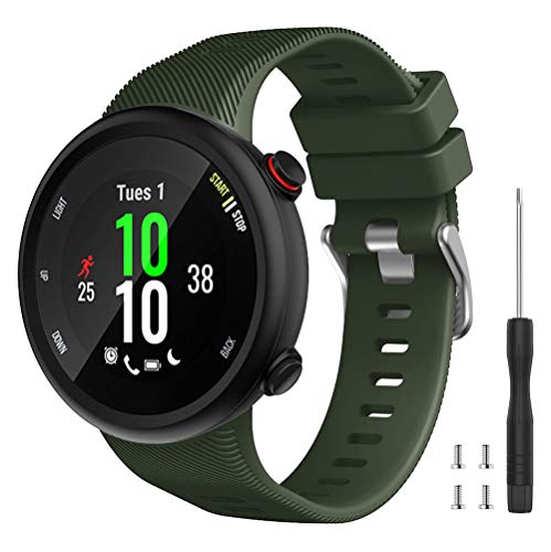 Vozehui Cinturino di ricambio compatibile con Garmin Forerunner 45S, cinturino