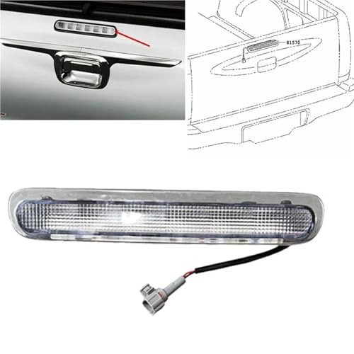 Troisième feu stop pour Hilux Vigo 2005-2012 de remplacement rouge - 4
