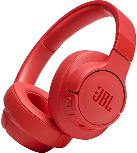 JBL Tune 700BT - wireless, over-ear bluetooth headphones with streaming and voice assistant, up to 27 hours of music playback, in coral