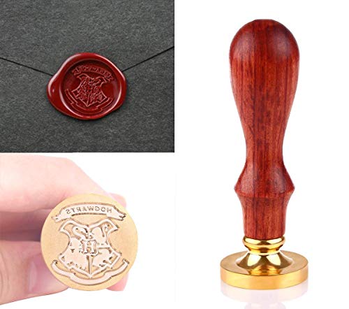 7PCS Hogwarts Wax Stamp Seals Kit with Classic Vintage Seal Wax Stamp Hogwarts Magic School Badge Retro Box as a Colloction and Gift - Thumbnail 3