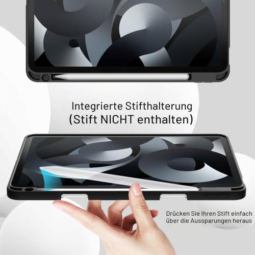 JETech Hülle für iPad Air 11" M4/M3/M2 & Air 5/4 10,9", Schwarz – Ansicht 5