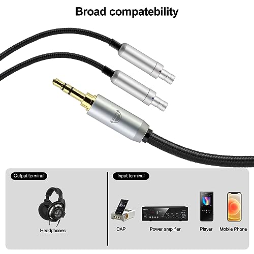 Cable para audífonos 4 PIN XLR de 2 m miniatura 7