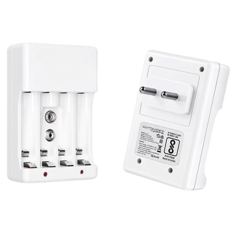 Drumstone 𝟏𝟓-𝐘𝐞𝐚𝐫 𝐖𝐚𝐫𝐫𝐚𝐧𝐭𝐲 -RL.C5 220V Rechargeable Battery Charger | AA & AAA Ni-MH Batteries | LED Indicator, Quick Charging for Home & Office Use | Great Gift for Home Electronics