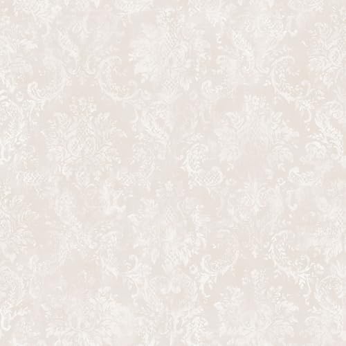 Image of SD36100 - Stripes & Damasks Beige Damask Galerie Wallpaper