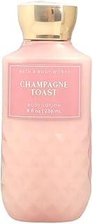 Bath and Body Works Champagne Toast Loción de 8 onzas, botella de tamaño completo con aspecto de diamante rosa