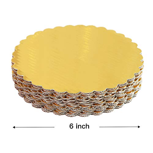 [30Pcs]One More 6" Gold Cakeboard Round,Disposable Cake Circle Base Boards Cake Plate Round Coated Circle Cakeboard Base 6Inch,Pack Of 30 (Gold, 30)… #TOP1