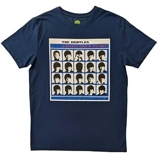 The Beatles A Hard Day’s Night Album Cover Official Tee T-Shirt Mens Unisex - Les Beatles, Paul McCartney, John Lennon, RIngo Starr, George Harrison