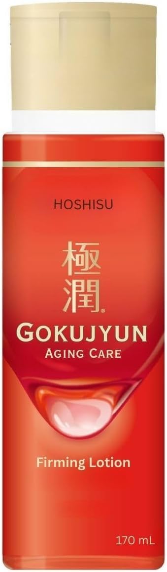 Hoshisu Gokujyun Aging Care Lotion (Toner) – Fragrance-Free, Plumps and Smooths Skin - 170 ml, Made in Japan