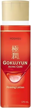 Hoshisu Gokujyun Aging Care Lotion Toner Fragrance-Free, Plumps and Smooths Skin - 170 ml, Made in Japan