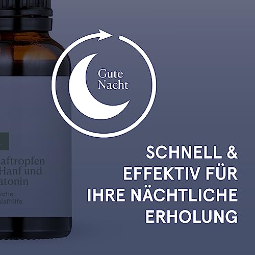 Schlaftropfen mit Melatonin und Hanfsamenextrakt - Features