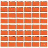 Kronabelle 100 Pcs Index Card Dividers Set, 5 X 3 in Pp Plastic, Waterproof Writable Tabs, Alphabet Number Stickers for Recipe Study and Office