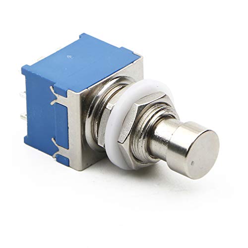 2Pcs 9 Pin 3Pdt Guitar Effects Pedal Box Stomp Foot Metal Switch True Bypass #TOP1