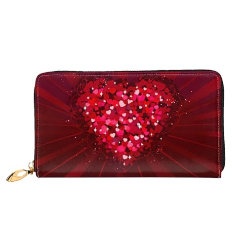 Porte-cartes de crédit pour femme style portefeuille long zippé résistant pour le quotidien