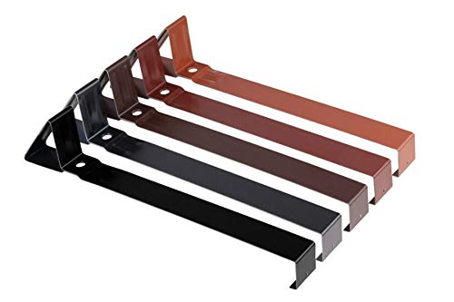 Preisvergleich Produktbild 100 x Schneestopper Schneefanghaken Schneefang Schneenasen Schneestopnasen (RAL 8004 - Ziegelrot)