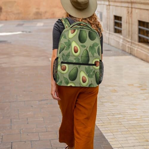 Mochila de aguacate para laptop de 15.6 pulgadas unisex 6