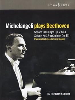 DVD Michelangeli Plays Beethoven Book