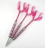 US Darts - Ladies Pink Passion 25g Ringed/Smooth - Steel Darts, 80% Tungsten Style 2