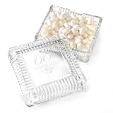 Hortense B. Hewitt Wedding Accessories 60th Anniversary Square Candy Dish