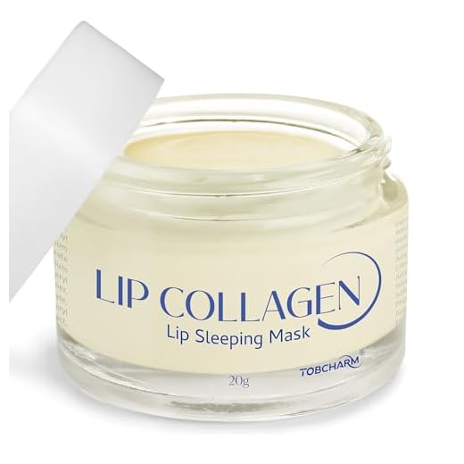 Tobcharm Lip Sleeping Mask(20g), Lip Collagen, Lip Mask Overnight, Lip Plumper Advanced with Hyaluronic Acid, Lip Balm With Peptide Complex For Lip Wrinkles Repair Overnight Lip Masks