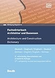  Fachwörterbuch Architektur und Bauwesen: Deutsch - Englisch / Englisch - Deutsch (Beuth Wissen)