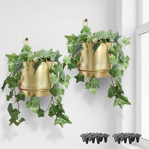 Pots de fleurs muraux à arrosage automatique suspendus intérieurs