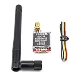 Srutueo 1Set TS5828L FPV Transmitter VTX LED Display Tiny RC FPV Camera Goggles Drone DIY Accessories Module 5.8Ghz 40CH, 500411104