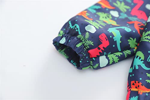 Rain Jacket Coat Windbreaker Windproof Spring Fall Raincoat 3T Rain Jacket Boys 3T Rain Jacket Boys (Dark Blue, 3-4 Years)4