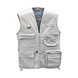 Foxfire for Kids Junior Adventure Vest Cotton Stone Size Small