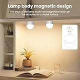 LGMCF Rechargeable Light Bulb, E27 Dimmable Bulb with Hidden Hook and Remote Control, 10W Battery Powered Light Bulb with Magnetic Base Detachable for Non Hardwired Lamps, Camping, Emergency, 2 Pack - Image 7